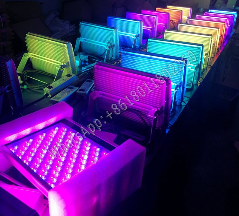 100w dmx rgb flood light