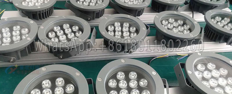 12w dmx rgb led spotlight