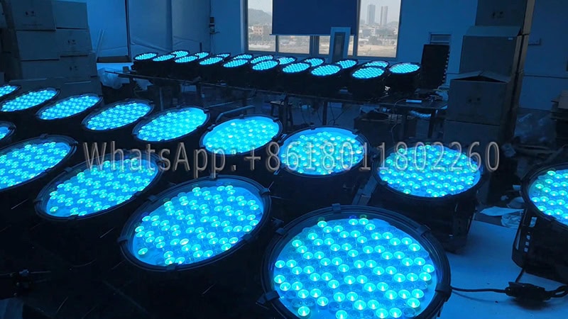 blue dmx rgb flood light