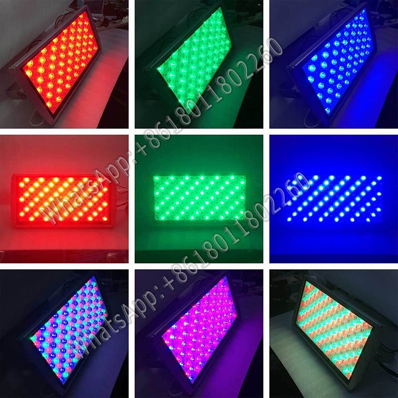 multi colored rgb flood light