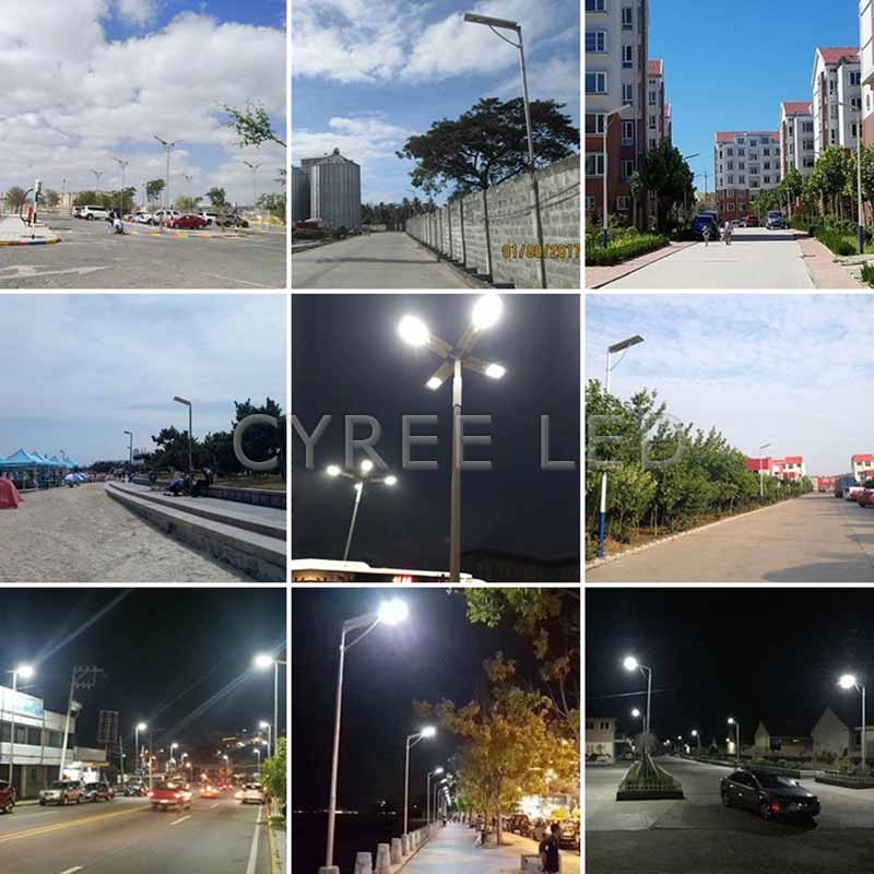 solar led street light applications